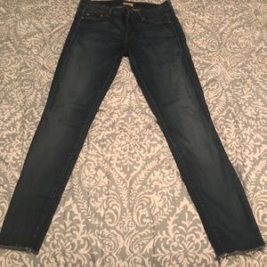 Mother jeans The Looker Ankle Fray size 27